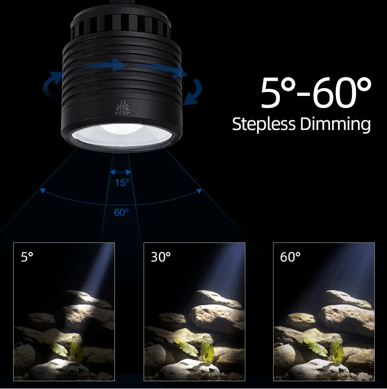 Week Aqua Mini7 Pro-F Focus Spotlight (biotope light with app)